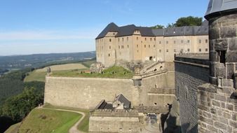 view of the konigstein fortress