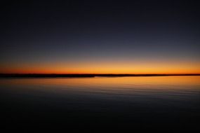 tranquil sunrise in Georgia