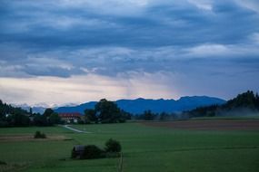 mountains landscape in the Upper Bavaria