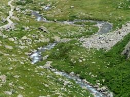 mountain creek in piedmont