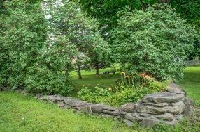 vermont stone garden flowers