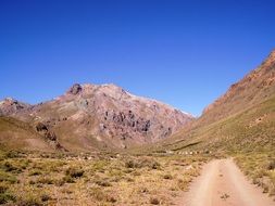 mountain mendoza landscape