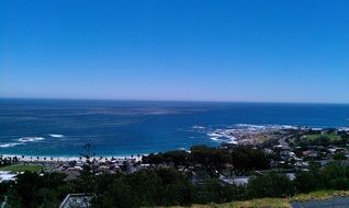 tourist coast in South Africa
