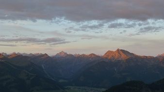 majestic mountains in Allgäu