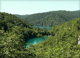 Peaceful plitvice lakes in Croatia