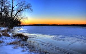 inimitable winter landscape