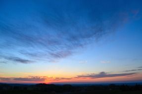 sunset bavaria sky