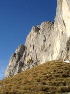cliffs in the Alps