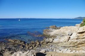 Coast in the south of France