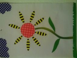 İllustration of the colorful flower