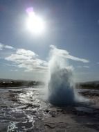 boiling geyser, strokkur