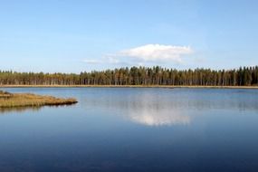 unusual beauty finland lake