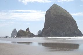 rocky landscape on the Pacific coast