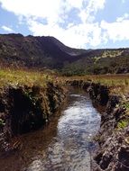 river in the precipice