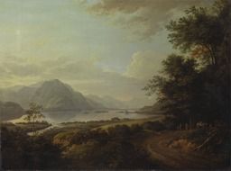 summer rural landscape, painting by alexander nasmyth