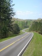 mississippi country road landscape