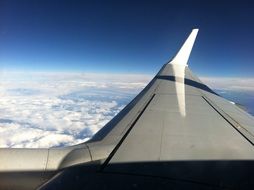 beautiful sky view from plane