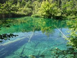 picturesque scenery of Plitvice Lakes, croatia