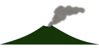 volcano disaster drawing