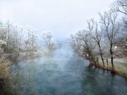 winter sana river
