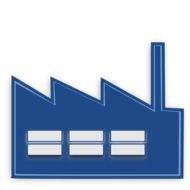 Drawing of industrial plant