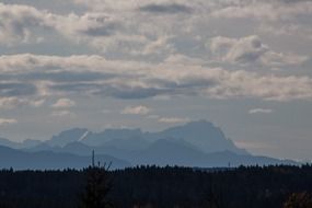 mountain landscape of Upper Bavaria