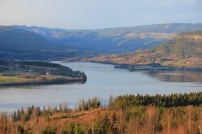 picturesque river in Norway