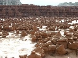 rocky boulders, usa, utah