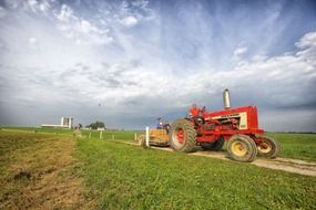 farm tractor in Ohio