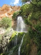 landscape of Waterfall in green nature