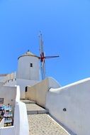 white walls of santorini