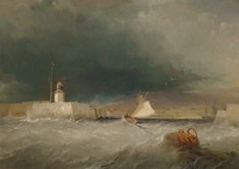 ocean storm by george chambers