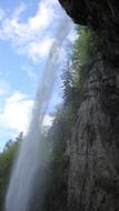 landscape of Waterfall and rocks