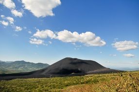 Landscape with the volcano