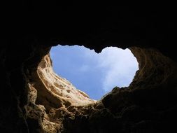 cave in the form of heart