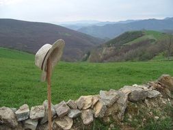 Landscape of Santiago, spain, o cebreiro