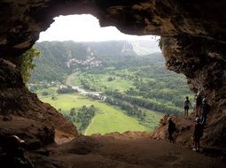 magnificent cave landscape