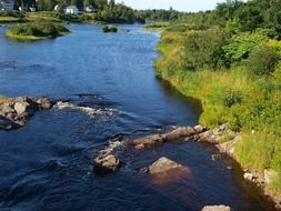 Picture of river in machias