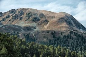 mountains in countryside