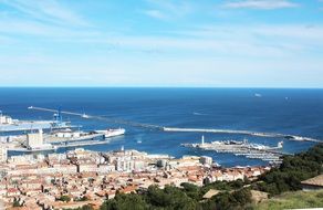 Landscape of port in Sete