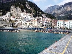 picturesque coast of Italy