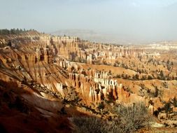 Bryce Canyon in the national park in utah