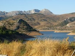 view of the mountains near the river in spain