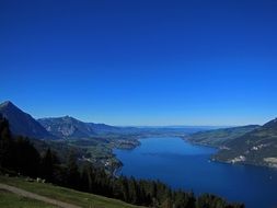 Alpine Lake Thun