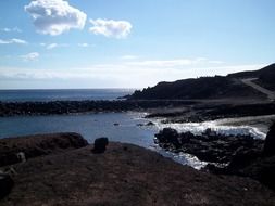 ocean coastline in atlantis