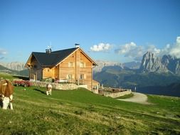 Mountains in Sassolungo