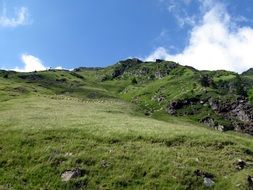 Landscape of Carpathian highlands