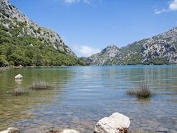 Water reservoir on Mallorca