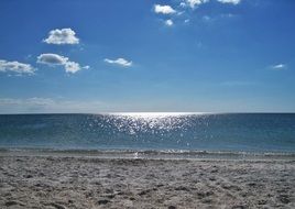 Sunshine on the beach in Florida