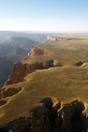 aerial survey of the Grand Canyon in the national park